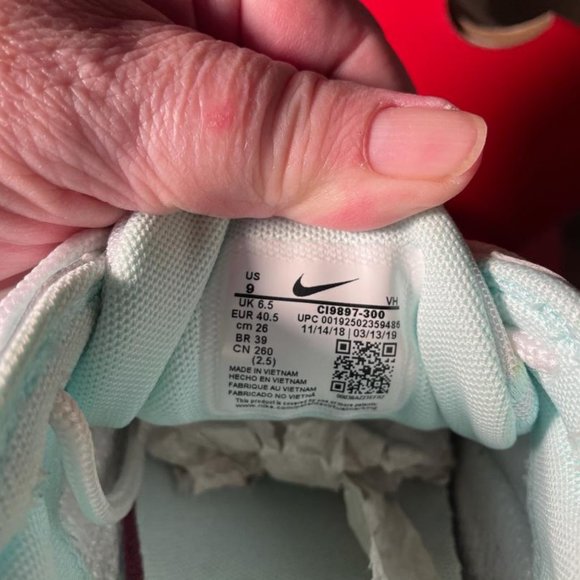 NIKE W Air Max 98  Womens  Model CI9897 300  Teal Tint / Nightshade Sz 9 - Picture 5 of 6